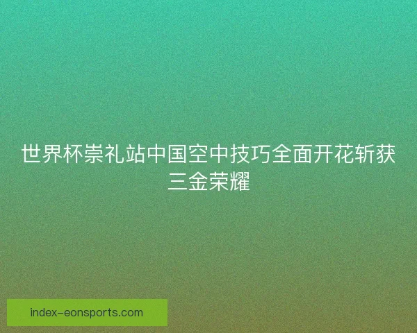 世界杯崇礼站中国空中技巧全面开花斩获三金荣耀
