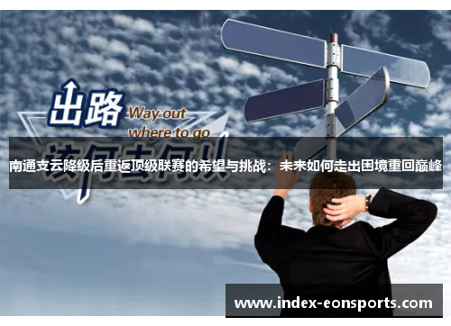 南通支云降级后重返顶级联赛的希望与挑战:未来如何走出困境重回巅峰